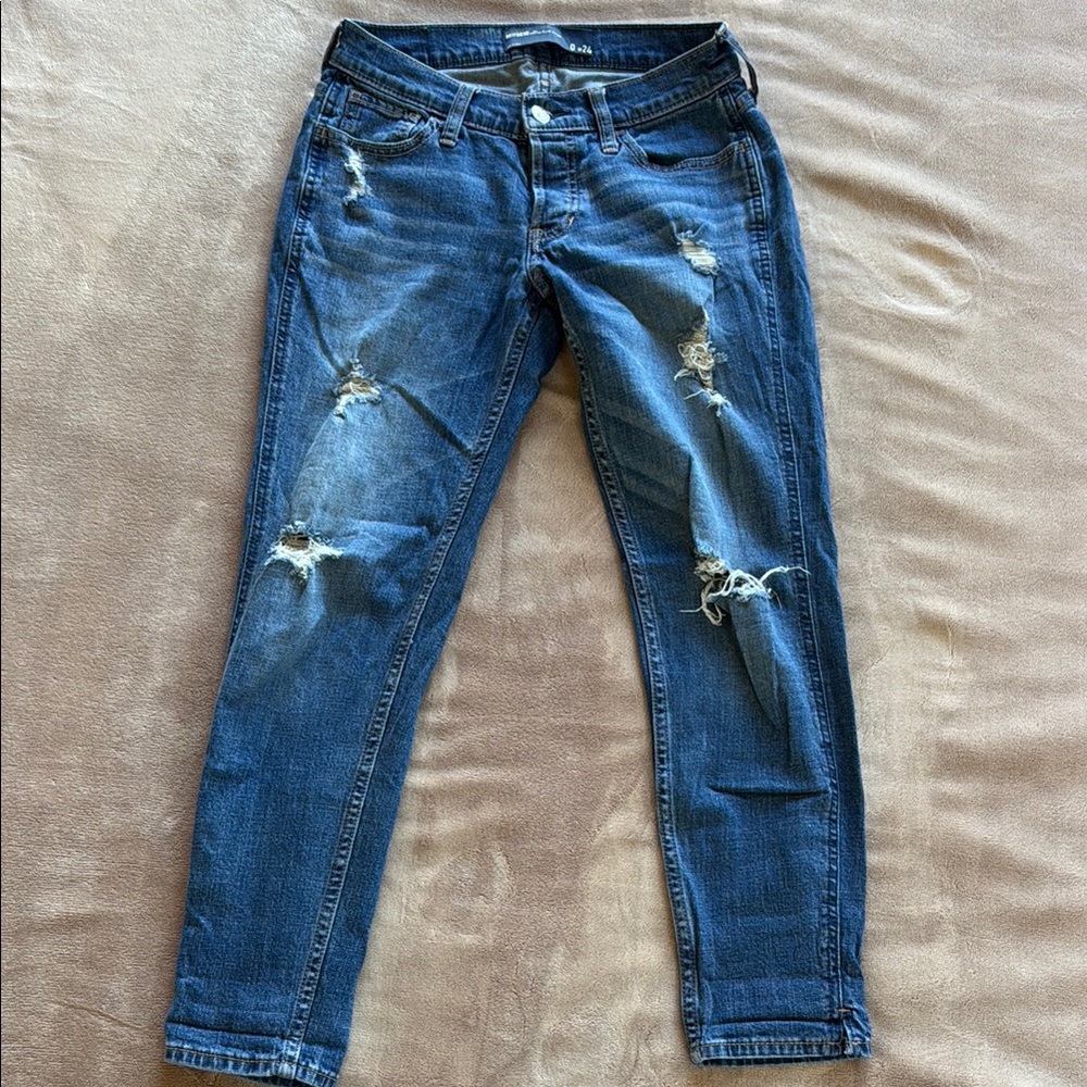 Hollister Boyfriend Ultra Low Rise Jeans